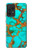 S2688 Aqua Copper Turquoise Gemstone Graphic Case For Samsung Galaxy A52s 5G