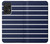 S2767 Navy White Striped Case For Samsung Galaxy A52s 5G
