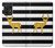 S2794 Black and White Striped Deer Gold Sparkles Case For Samsung Galaxy A52s 5G