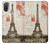 S2108 Eiffel Tower Paris Postcard Case For Motorola Moto E20,E30,E40