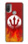 S2803 Fire Red Devil Spear Symbol Case For Motorola Moto E20,E30,E40