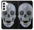 S1286 Diamond Skull Case For Samsung Galaxy S22