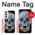 S1286 Diamond Skull Case For Samsung Galaxy S22