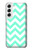 S1723 Mint Chevron Zigzag Case For Samsung Galaxy S22