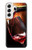 S2396 Red Wine Bottle And Glass Case For Samsung Galaxy S22