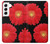 S2478 Red Daisy flower Case For Samsung Galaxy S22