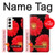 S2478 Red Daisy flower Case For Samsung Galaxy S22