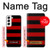 S2638 Black and Red Striped Case For Samsung Galaxy S22