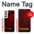 S2879 Red Arowana Fish Scale Case For Samsung Galaxy S22