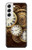 S3172 Gold Clock Live Case For Samsung Galaxy S22