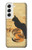 S3229 Vintage Cat Poster Case For Samsung Galaxy S22
