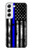S3244 Thin Blue Line USA Case For Samsung Galaxy S22 S3244 Thin Blue Line USA Case For Samsung Galaxy S22