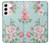 S3494 Vintage Rose Polka Dot Case For Samsung Galaxy S22