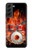 S1431 Skull Drum Fire Rock Case For Samsung Galaxy S22 Plus