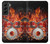 S1431 Skull Drum Fire Rock Case For Samsung Galaxy S22 Plus