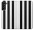 S2297 Black and White Vertical Stripes Case For Samsung Galaxy S22 Plus