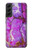S2907 Purple Turquoise Stone Case For Samsung Galaxy S22 Plus
