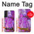 S2907 Purple Turquoise Stone Case For Samsung Galaxy S22 Plus