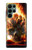 S0863 Hell Fire Skull Case For Samsung Galaxy S22 Ultra