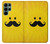 S1145 Yellow Mustache Sun Case For Samsung Galaxy S22 Ultra