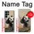 S2210 Panda Fluffy Art Painting Case For Samsung Galaxy S22 Ultra