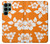 S2245 Hawaiian Hibiscus Orange Pattern Case For Samsung Galaxy S22 Ultra