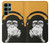 S2324 Funny Monkey with Headphone Pop Music Case For Samsung Galaxy S22 Ultra