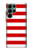 S2364 Red and White Striped Case For Samsung Galaxy S22 Ultra