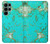 S2377 Turquoise Gemstone Texture Graphic Printed Case For Samsung Galaxy S22 Ultra