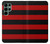 S2638 Black and Red Striped Case For Samsung Galaxy S22 Ultra