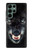 S2823 Black Wolf Blue Eyes Face Case For Samsung Galaxy S22 Ultra