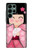 S3042 Japan Girl Hina Doll Kimono Sakura Case For Samsung Galaxy S22 Ultra