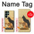 S3229 Vintage Cat Poster Case For Samsung Galaxy S22 Ultra