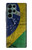 S3297 Brazil Flag Vintage Football Graphic Case For Samsung Galaxy S22 Ultra