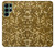 S3388 Gold Glitter Graphic Print Case For Samsung Galaxy S22 Ultra