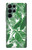 S3457 Paper Palm Monstera Case For Samsung Galaxy S22 Ultra