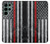 S3687 Firefighter Thin Red Line American Flag Case For Samsung Galaxy S22 Ultra