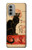 S2739 Chat Noir Black Cat Vintage Case For Motorola Moto G51 5G