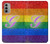 S2899 Rainbow LGBT Gay Pride Flag Case For Motorola Moto G51 5G