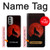 S2955 Wolf Howling Red Moon Case For Motorola Moto G51 5G