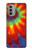 S2985 Colorful Tie Dye Texture Case For Motorola Moto G51 5G