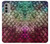 S3539 Mermaid Fish Scale Case For Motorola Moto G51 5G