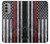 S3687 Firefighter Thin Red Line American Flag Case For Motorola Moto G51 5G