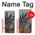 S3692 Gray Black Palm Leaves Case For Motorola Moto G51 5G