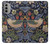 S3791 William Morris Strawberry Thief Fabric Case For Motorola Moto G51 5G