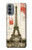 S2108 Eiffel Tower Paris Postcard Case For Motorola Moto G31