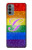 S2899 Rainbow LGBT Gay Pride Flag Case For Motorola Moto G31