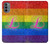 S2900 Rainbow LGBT Lesbian Pride Flag Case For Motorola Moto G31