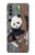 S3793 Cute Baby Panda Snow Painting Case For Motorola Moto G31