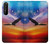 S3841 Bald Eagle Flying Colorful Sky Case For Sony Xperia 1 II